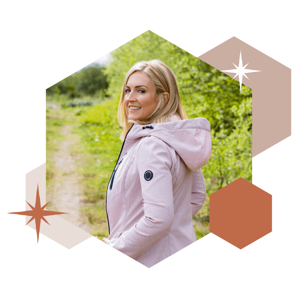 Claire Feldman the Therapist Business Mentor walking in nature